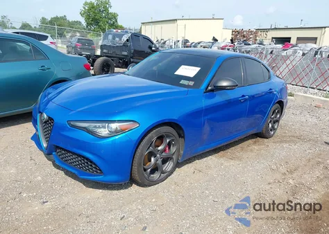 2019 Alfa Romeo Giulia Ti Sport Awd из США, поврежденный, VIN ZARFANBN4K7608293
